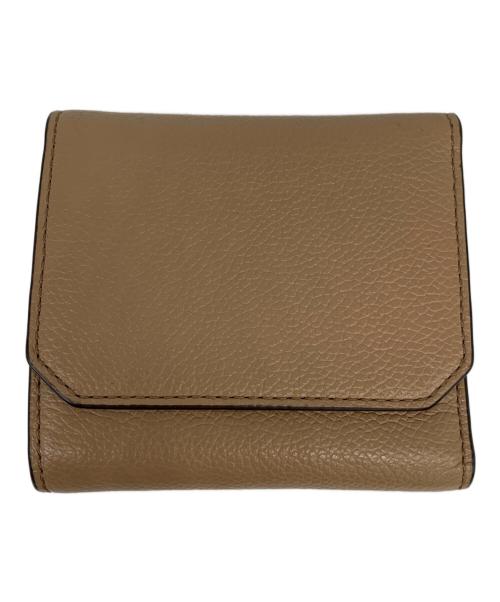 MICHAEL KORS（マイケルコース）MICHAEL KORS (マイケルコース) 3つ折り財布 ブラウンの古着・服飾アイテム