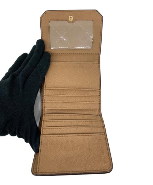 MICHAEL KORS（マイケルコース）MICHAEL KORS (マイケルコース) 3つ折り財布 ブラウンの古着・服飾アイテム