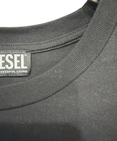 DIESEL（ディーゼル）DIESEL (ディーゼル) 半袖カットソー ブラック サイズ:Mの古着・服飾アイテム