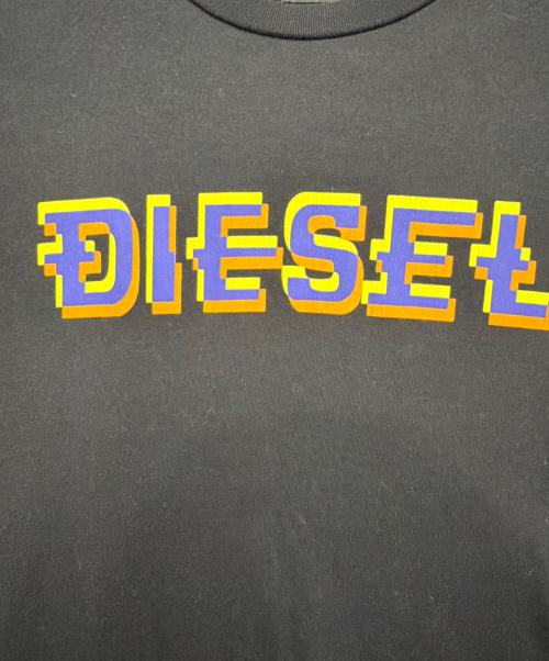 DIESEL（ディーゼル）DIESEL (ディーゼル) 半袖カットソー ブラック サイズ:Mの古着・服飾アイテム