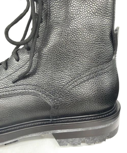 ALEXANDER McQUEEN（アレキサンダーマックイーン）ALEXANDER McQUEEN (アレキサンダーマックイーン) Leather Ankle Boots ブラック サイズ:43の古着・服飾アイテム