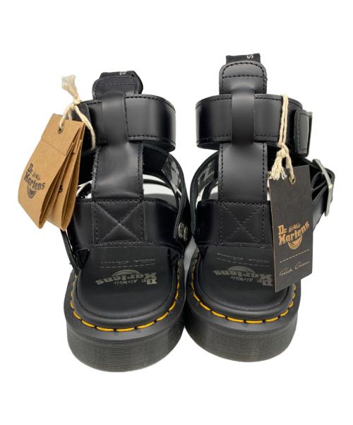 Dr.Martens（ドクターマーチン）Dr.Martens (ドクターマーチン) RICK OWENS (リックオウエンス) サンダル ブラック サイズ:10UKの古着・服飾アイテム