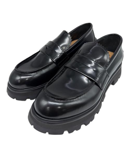 ALEXANDER McQUEEN（アレキサンダーマックイーン）ALEXANDER McQUEEN (アレキサンダーマックイーン) ペニーローファー ブラック サイズ:42の古着・服飾アイテム