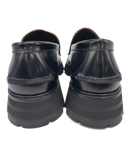 ALEXANDER McQUEEN（アレキサンダーマックイーン）ALEXANDER McQUEEN (アレキサンダーマックイーン) ペニーローファー ブラック サイズ:42の古着・服飾アイテム