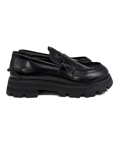 ALEXANDER McQUEEN（アレキサンダーマックイーン）ALEXANDER McQUEEN (アレキサンダーマックイーン) ペニーローファー ブラック サイズ:42の古着・服飾アイテム