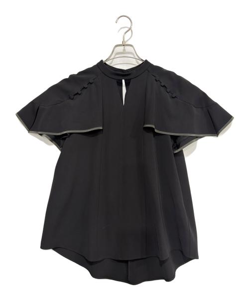 PUBLIC TOKYO（パブリックトウキョウ）PUBLIC TOKYO (パブリックトウキョウ) 半袖ブラウス ブラック サイズ:FREEの古着・服飾アイテム