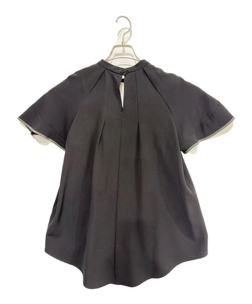 PUBLIC TOKYO（パブリックトウキョウ）PUBLIC TOKYO (パブリックトウキョウ) 半袖ブラウス ブラック サイズ:FREEの古着・服飾アイテム