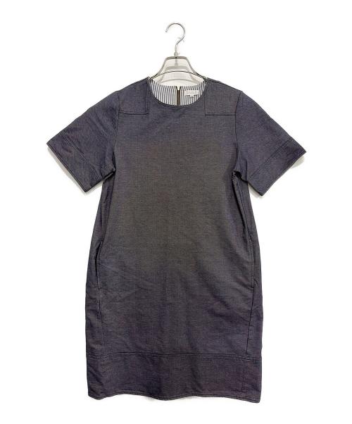 MACKINTOSH PHILOSOPHY（マッキントッシュ フィロソフィー）MACKINTOSH PHILOSOPHY (マッキントッシュ フィロソフィー) 半袖ワンピース ブルー サイズ:Mの古着・服飾アイテム