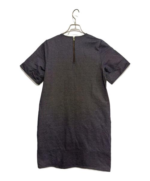 MACKINTOSH PHILOSOPHY（マッキントッシュ フィロソフィー）MACKINTOSH PHILOSOPHY (マッキントッシュ フィロソフィー) 半袖ワンピース ブルー サイズ:Mの古着・服飾アイテム