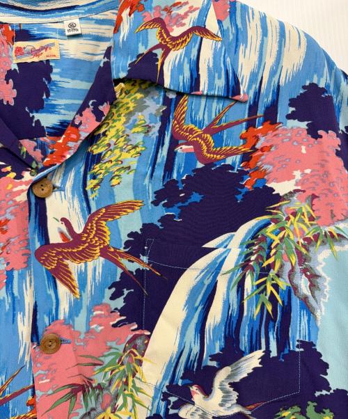Sun Surf（サンサーフ）Sun Surf (サンサーフ) アロハシャツ ブルー サイズ:XLの古着・服飾アイテム