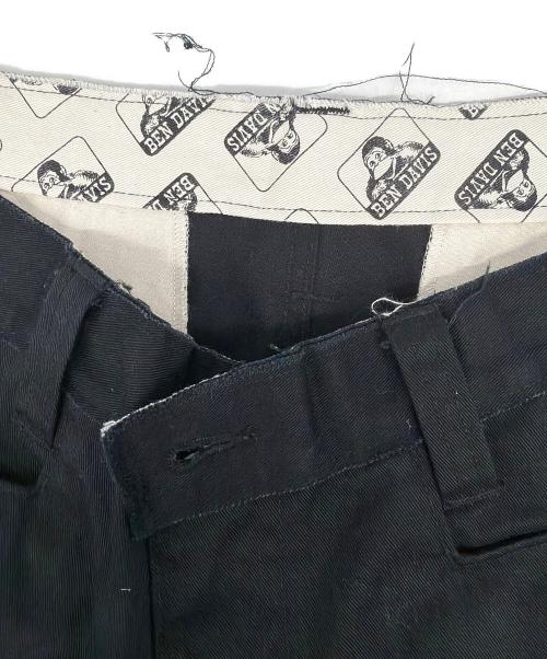 BEN DAVIS（ベンデイビス）BEN DAVIS (ベンデイビス) スリークォーター ワークパンツ ブラック サイズ:Mの古着・服飾アイテム
