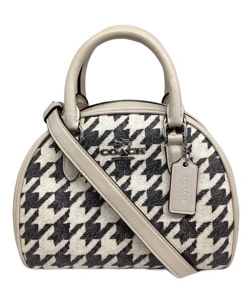 COACH（コーチ）COACH (コーチ) ショルダーバッグ ブラック×ホワイトの古着・服飾アイテム