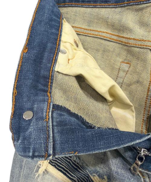 mnml（ミニマル）MNML (ミニマル) ダメージデニムパンツ インディゴ サイズ:30の古着・服飾アイテム