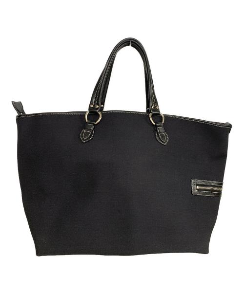 BURBERRY BLUE LABEL（バーバリー ブルー レーベル）BURBERRY BLUE LABEL (バーバリー ブルー レーベル) トートバッグ ブラックの古着・服飾アイテム