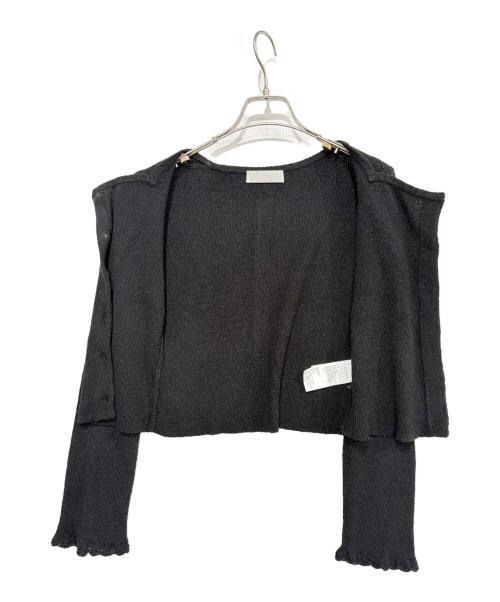 CELFORD（セルフォード）CELFORD (セルフォード) ニットカーディガン ブラック サイズ:FREEの古着・服飾アイテム