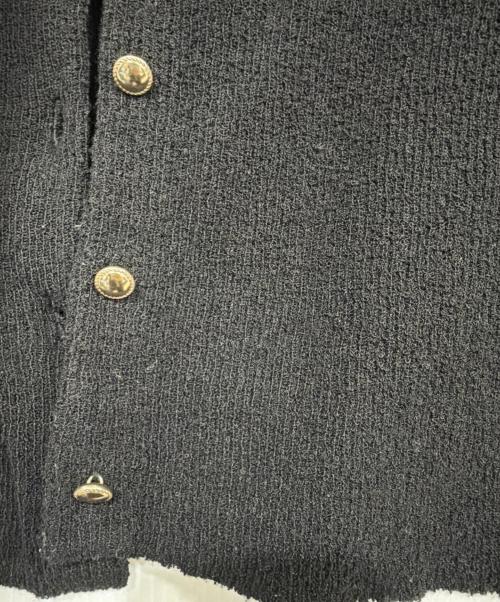 CELFORD（セルフォード）CELFORD (セルフォード) ニットカーディガン ブラック サイズ:FREEの古着・服飾アイテム