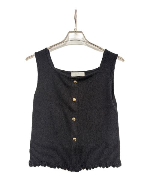 CELFORD（セルフォード）CELFORD (セルフォード) ニットカーディガン ブラック サイズ:FREEの古着・服飾アイテム