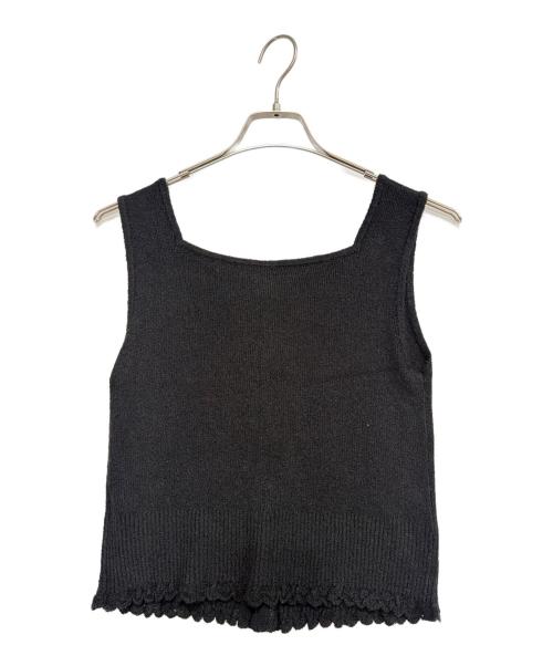 CELFORD（セルフォード）CELFORD (セルフォード) ニットカーディガン ブラック サイズ:FREEの古着・服飾アイテム