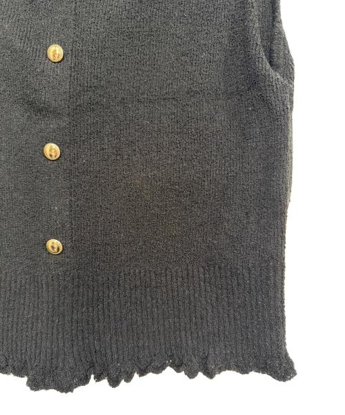 CELFORD（セルフォード）CELFORD (セルフォード) ニットカーディガン ブラック サイズ:FREEの古着・服飾アイテム