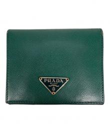 PRADA（プラダ）の古着「コインケース」｜グリーン