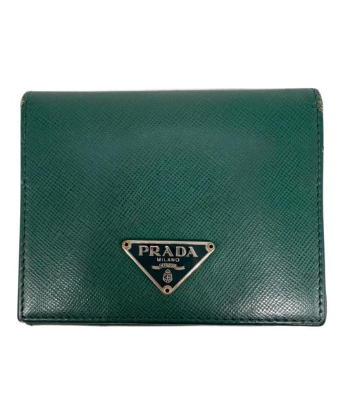 PRADA（プラダ）PRADA (プラダ) コインケース グリーンの古着・服飾アイテム