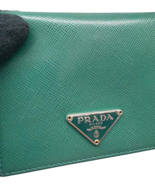 PRADA（プラダ）PRADA (プラダ) コインケース グリーンの古着・服飾アイテム