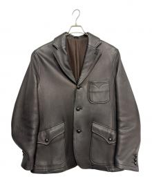 Y'2 leather（ワイツーレザー）の古着「DEER SKIN SACK JACKET」｜ブラック