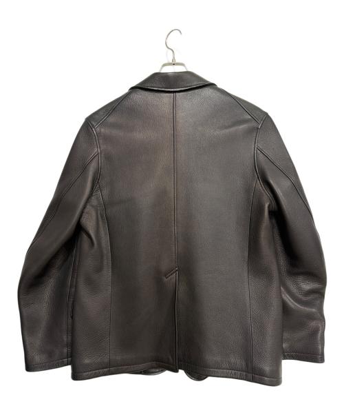 Y'2 leather（ワイツーレザー）Y'2 LEATHER (ワイツーレザー) DEER SKIN SACK JACKET ブラック サイズ:44の古着・服飾アイテム
