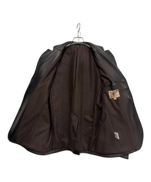 Y'2 leather（ワイツーレザー）Y'2 LEATHER (ワイツーレザー) DEER SKIN SACK JACKET ブラック サイズ:44の古着・服飾アイテム