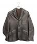 Y'2 LEATHER（ワイツーレザー）の古着「DEER SKIN SACK JACKET」｜ブラック