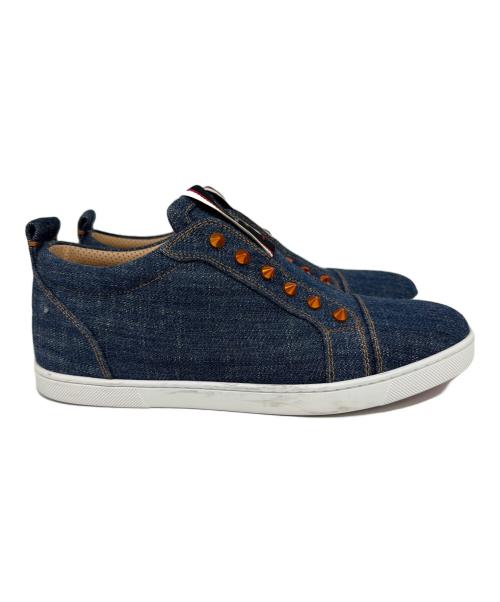 Christian Louboutin（クリスチャン・ルブタン）Christian Louboutin (クリスチャン・ルブタン) ローカットスニーカー インディゴ サイズ:42　1/2の古着・服飾アイテム