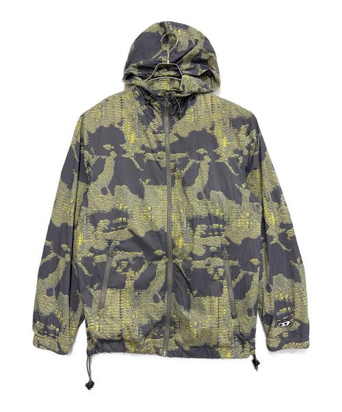 DIESEL（ディーゼル）DIESEL (ディーゼル) マウンテンパーカー グレー×イエロー サイズ:48の古着・服飾アイテム