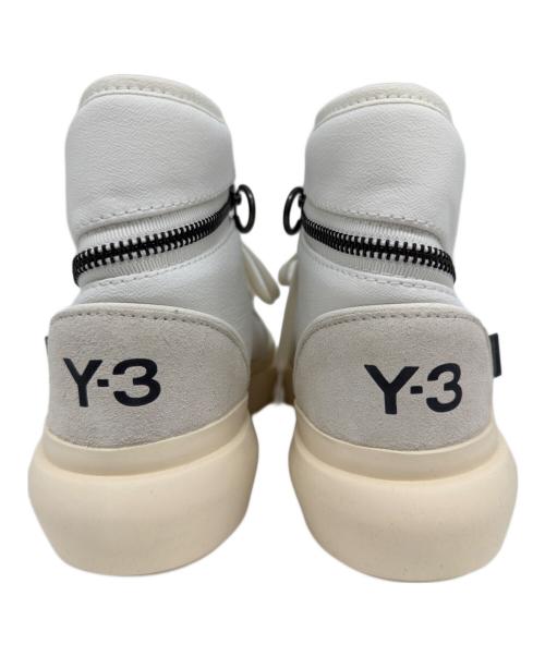Y-3（ワイスリー）Y-3 (ワイスリー) ハイカットスニーカー ホワイト サイズ:24㎝の古着・服飾アイテム