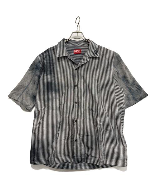 DIESEL（ディーゼル）DIESEL (ディーゼル) 半袖シャツ グレー サイズ:50の古着・服飾アイテム
