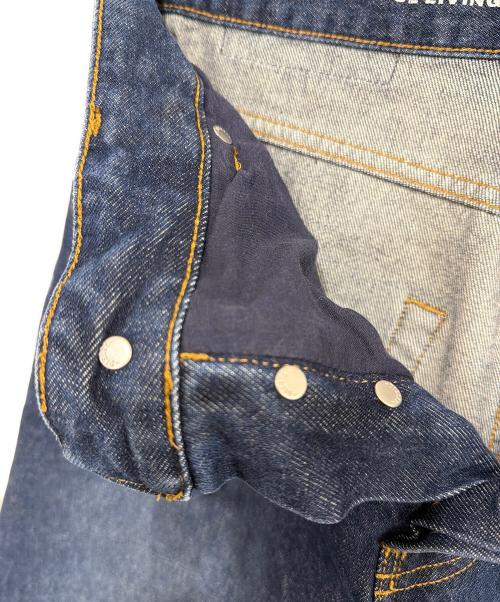 DIESEL（ディーゼル）DIESEL (ディーゼル) レイヤードデニムスカートパンツ インディゴ サイズ:27の古着・服飾アイテム