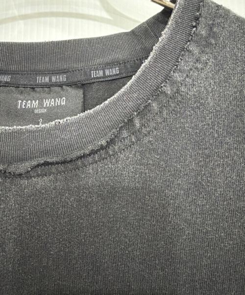 TEAM WANG（チームワン）TEAM WANG (チームワン) 半袖カットソー ブラック サイズ:2の古着・服飾アイテム