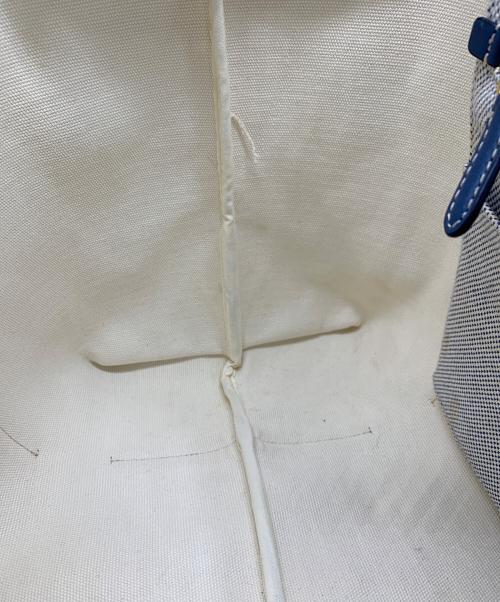 LAUREN RALPH LAUREN（ローレン ラルフ ローレン）LAUREN RALPH LAUREN (ローレン ラルフ ローレン) トートバッグ ブルー×グレーの古着・服飾アイテム