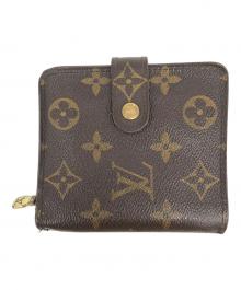 LOUIS VUITTON（ルイ ヴィトン）の古着「2つ折り財布」｜ブラウン