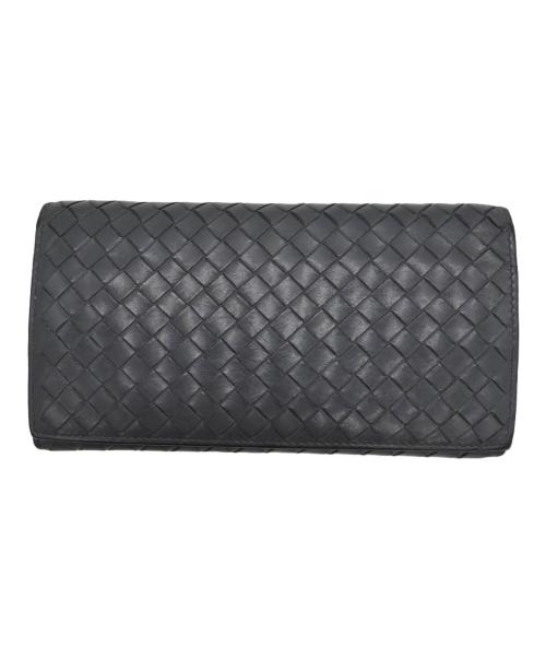 BOTTEGA VENETA（ボッテガベネタ）BOTTEGA VENETA (ボッテガベネタ) 長財布 ブラックの古着・服飾アイテム