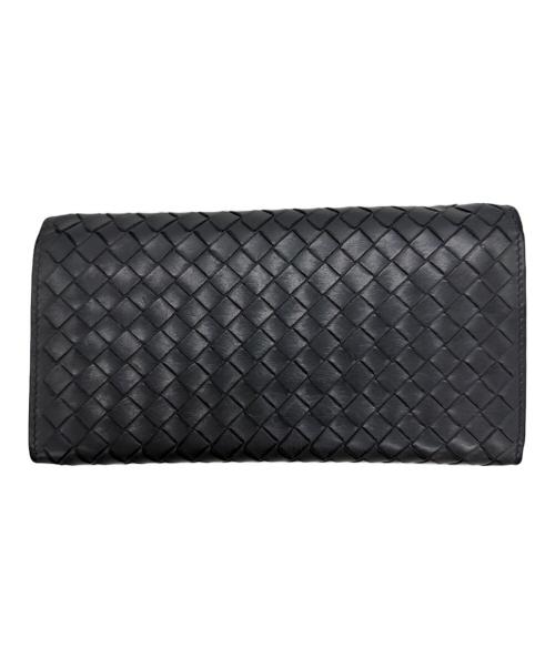 BOTTEGA VENETA（ボッテガベネタ）BOTTEGA VENETA (ボッテガベネタ) 長財布 ブラックの古着・服飾アイテム