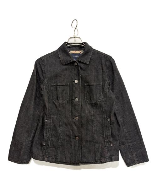 BURBERRY LONDON（バーバリーロンドン）BURBERRY LONDON (バーバリーロンドン) デニムジャケット ブラック サイズ:40の古着・服飾アイテム