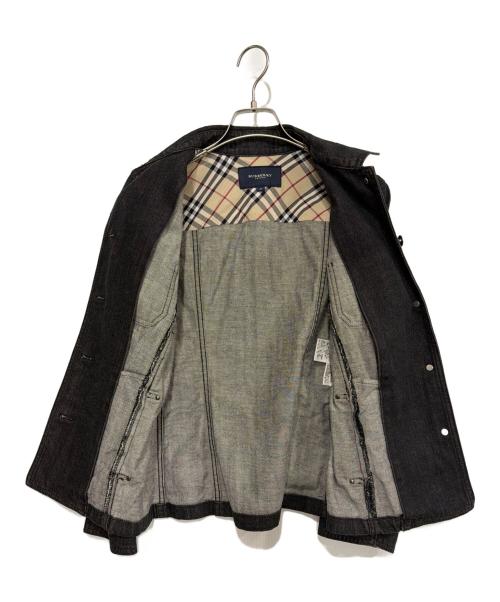 BURBERRY LONDON（バーバリーロンドン）BURBERRY LONDON (バーバリーロンドン) デニムジャケット ブラック サイズ:40の古着・服飾アイテム