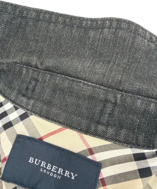 BURBERRY LONDON（バーバリーロンドン）BURBERRY LONDON (バーバリーロンドン) デニムジャケット ブラック サイズ:40の古着・服飾アイテム