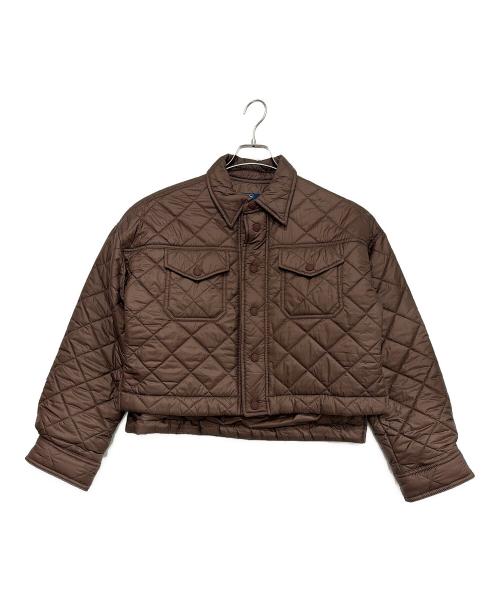POLO RALPH LAUREN（ポロ・ラルフローレン）POLO RALPH LAUREN (ポロ・ラルフローレン) water repellent quilted jacket ブラウン サイズ:XSの古着・服飾アイテム
