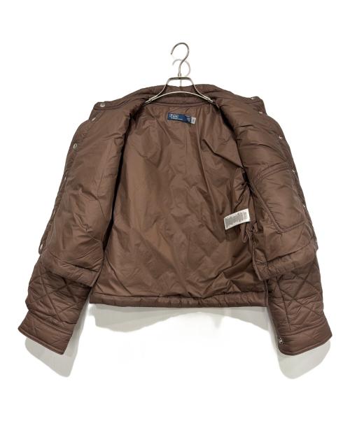 POLO RALPH LAUREN（ポロ・ラルフローレン）POLO RALPH LAUREN (ポロ・ラルフローレン) water repellent quilted jacket ブラウン サイズ:XSの古着・服飾アイテム