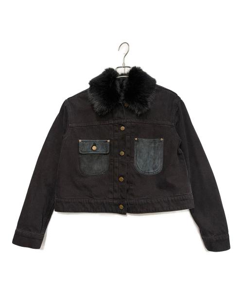 POLO RALPH LAUREN（ポロ・ラルフローレン）POLO RALPH LAUREN (ポロ・ラルフローレン) デニムジャケット ブラック サイズ:XSの古着・服飾アイテム