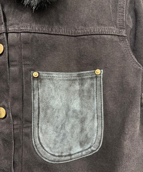 POLO RALPH LAUREN（ポロ・ラルフローレン）POLO RALPH LAUREN (ポロ・ラルフローレン) デニムジャケット ブラック サイズ:XSの古着・服飾アイテム