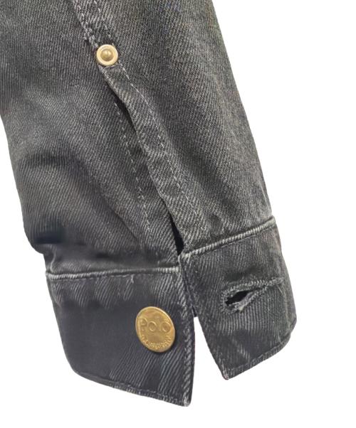 POLO RALPH LAUREN（ポロ・ラルフローレン）POLO RALPH LAUREN (ポロ・ラルフローレン) デニムジャケット ブラック サイズ:XSの古着・服飾アイテム