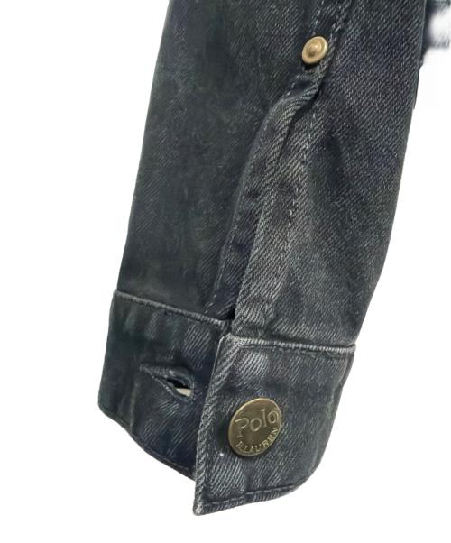POLO RALPH LAUREN（ポロ・ラルフローレン）POLO RALPH LAUREN (ポロ・ラルフローレン) デニムジャケット ブラック サイズ:XSの古着・服飾アイテム