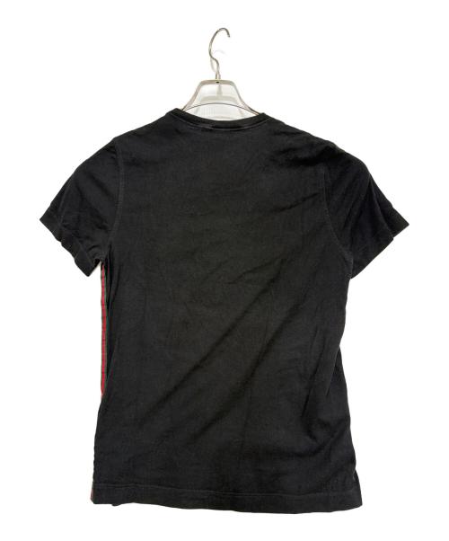 GUCCI（グッチ）GUCCI (グッチ) 半袖カットソー ブラック サイズ:Mの古着・服飾アイテム